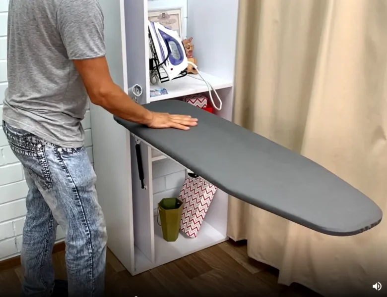 Чим відрізняється вбудована прасувальна дошка від класичної?